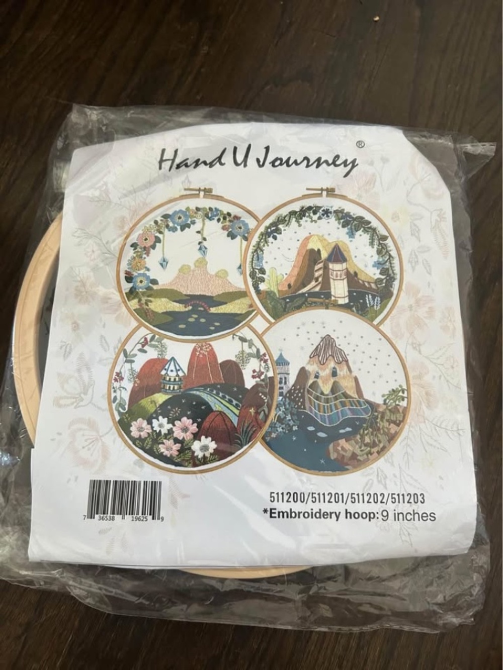 Set of 4 - 9in Embroidery Hoop - Patterns and Supplies Inc.